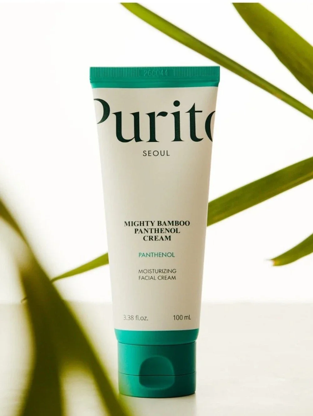 PURITO Mighty Bamboo Panthenol Cream - White & Teal Tube